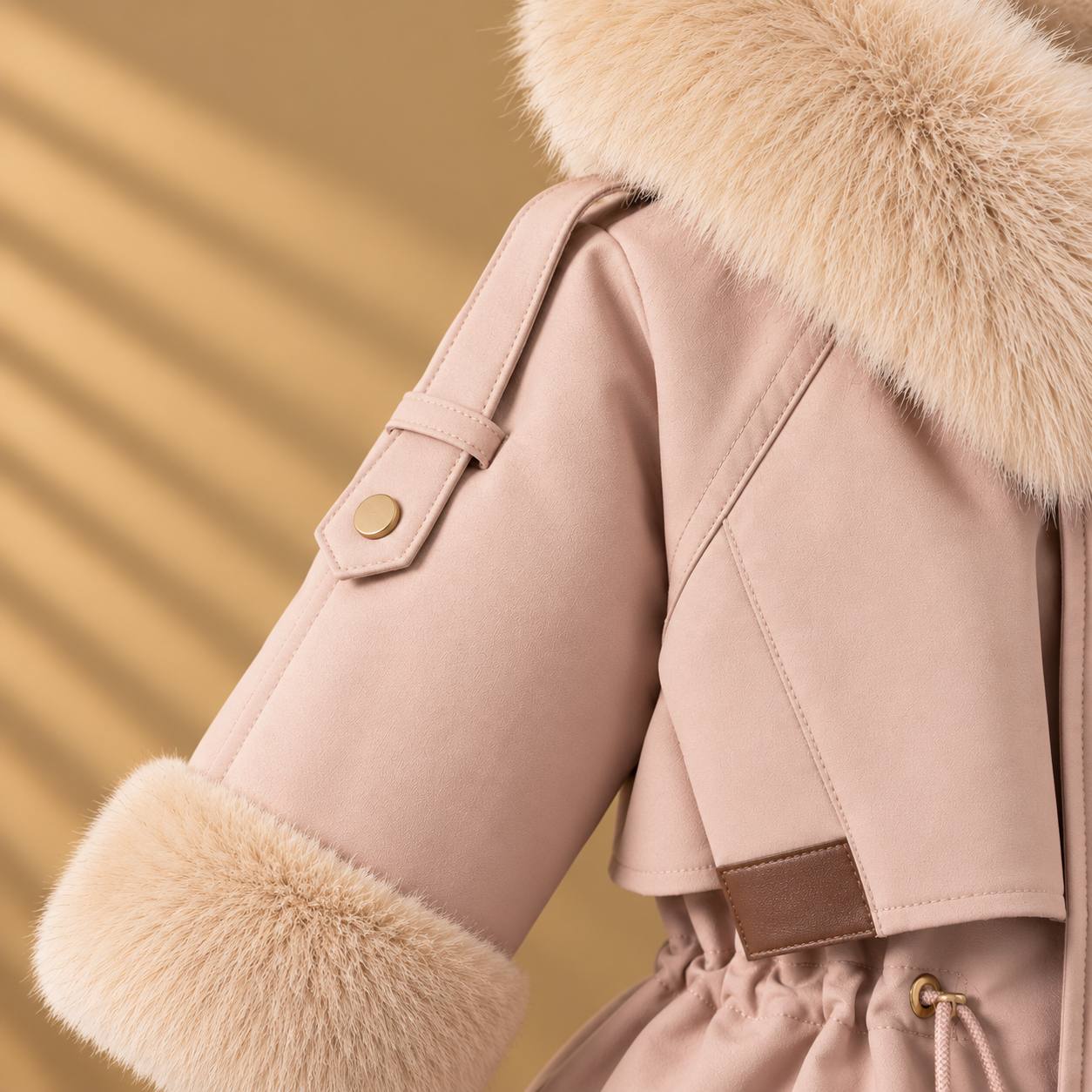 CozyParka – Warm & Soft – Girls' Winter Coat with Plush Collar