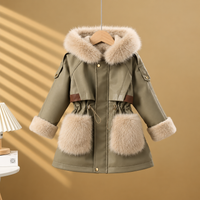 Thumbnail for CozyParka – Warm & Soft – Girls' Winter Coat with Plush Collar