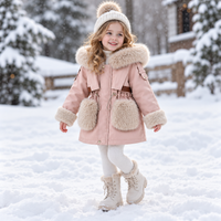 Thumbnail for CozyParka – Warm & Soft – Girls' Winter Coat with Plush Collar