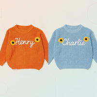 Thumbnail for TinyStitch – Personalized Knitted Name Sweater for Children