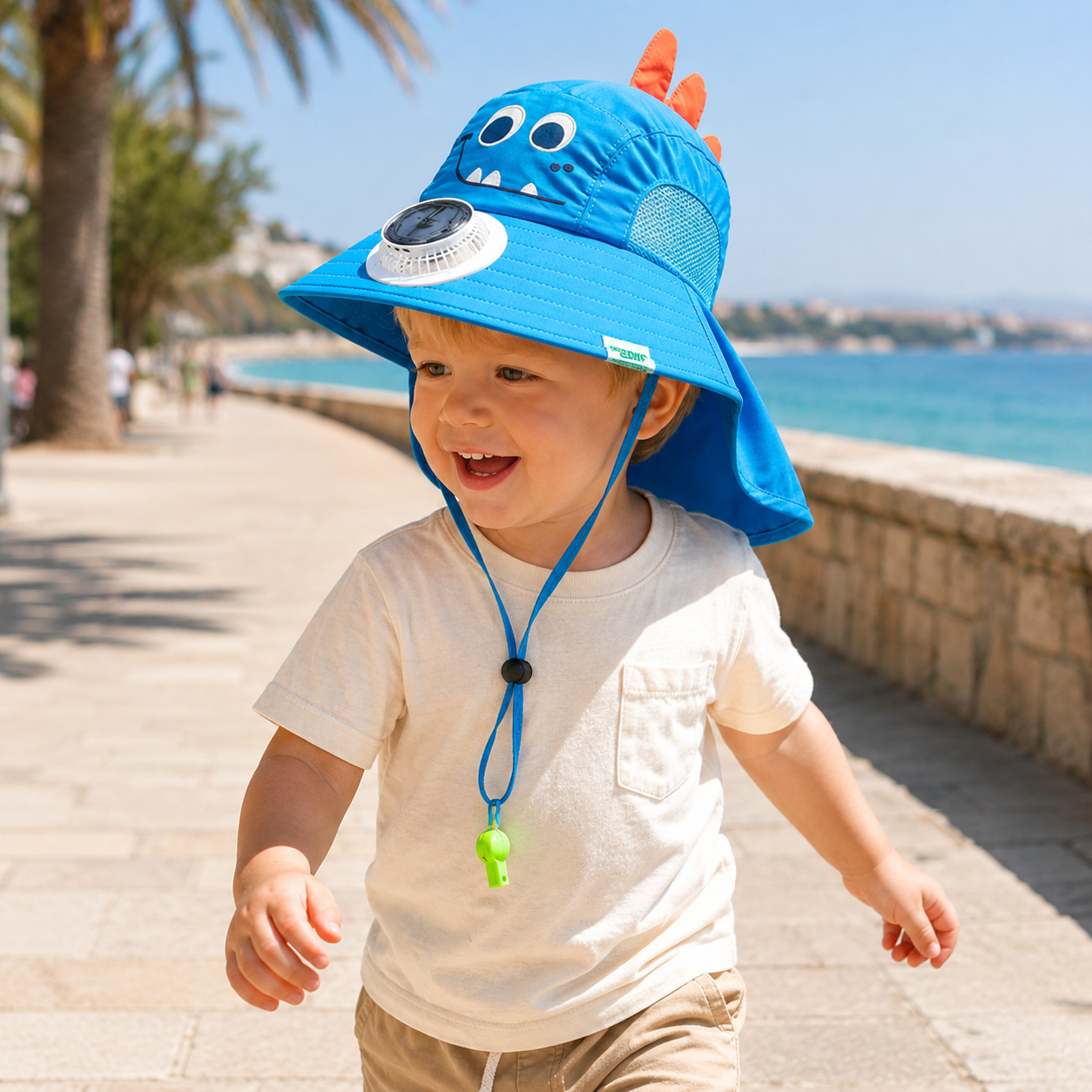 HappyShade – Sun Protection & Cooling – Children's Summer Hat with Fan