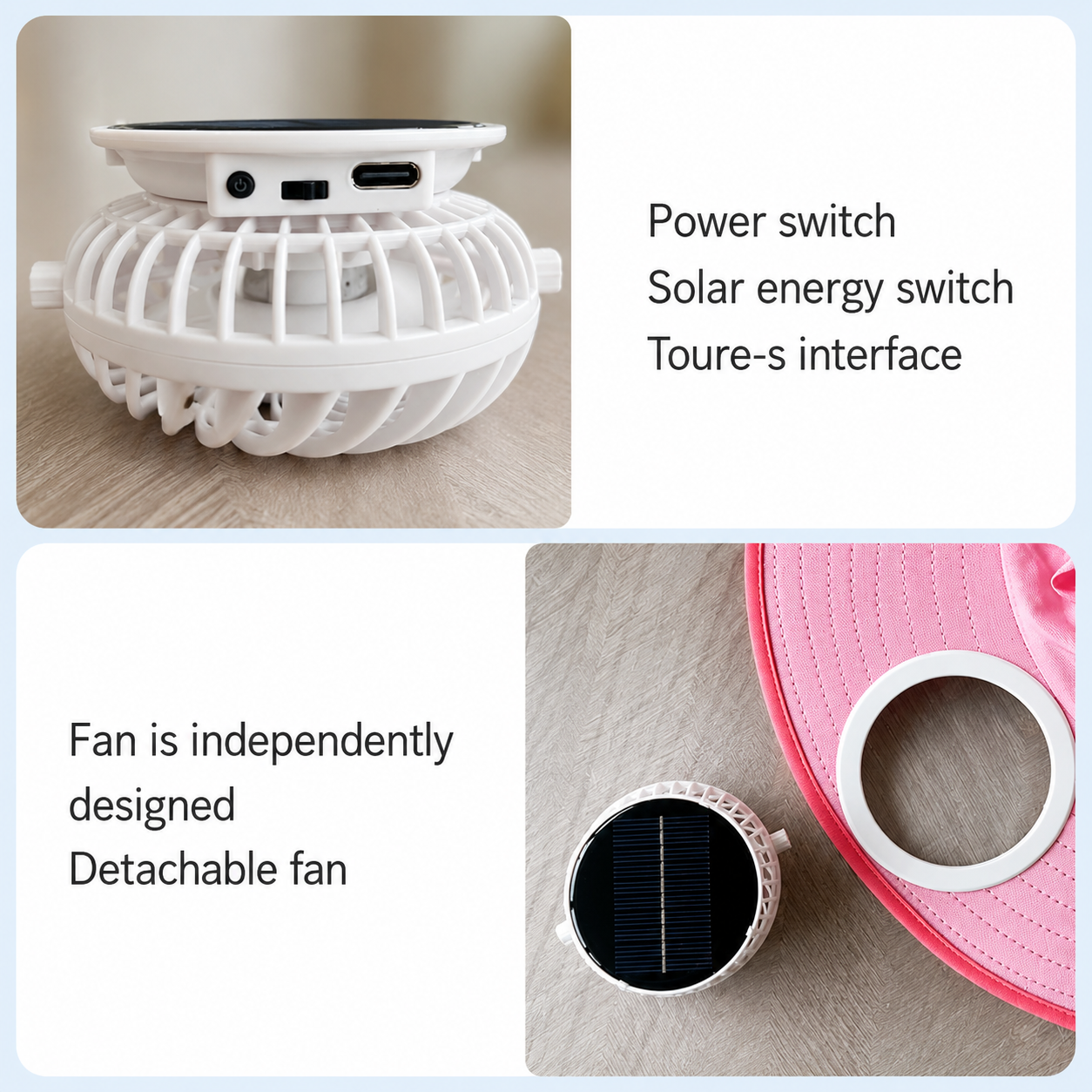 HappyShade – Sun Protection & Cooling – Children's Summer Hat with Fan