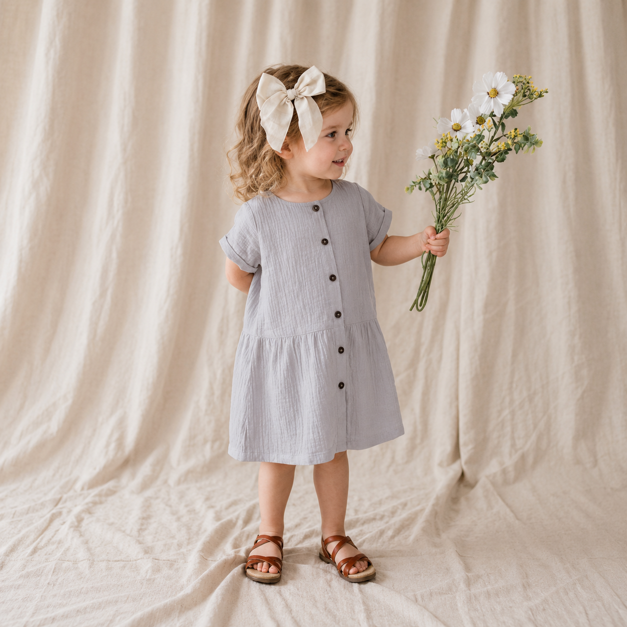 LunaDress – Elegant & Airy – Children's Dress with an A-Line Silhouette