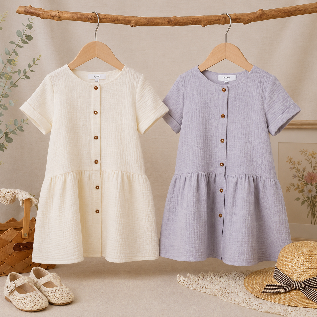LunaDress – Elegant & Airy – Children's Dress with an A-Line Silhouette