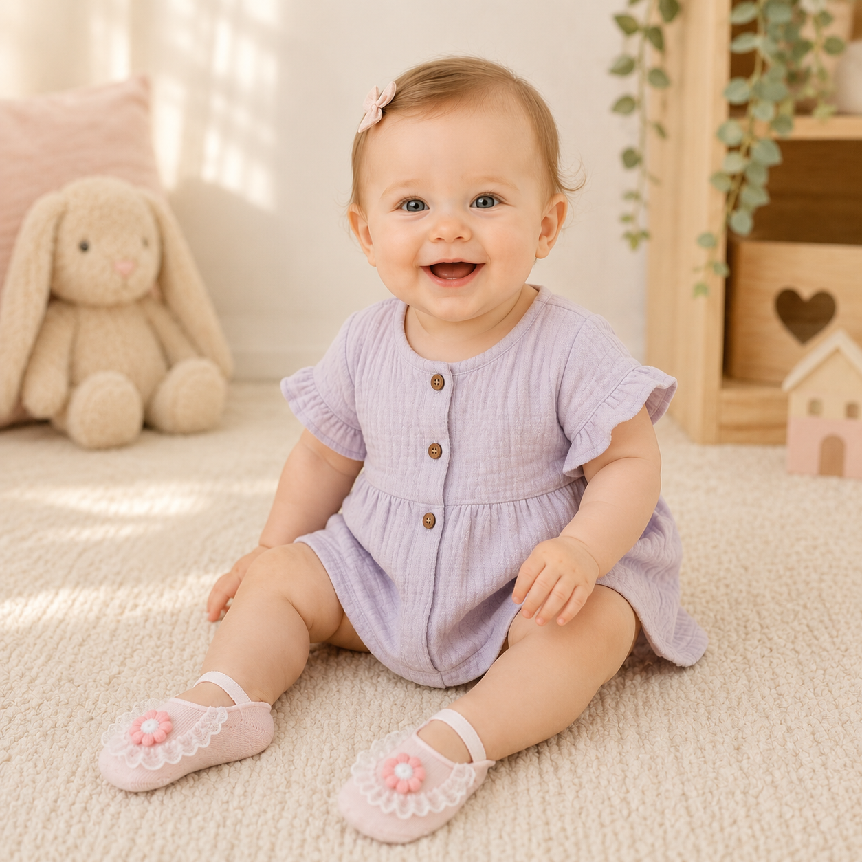 SweetFeet – Soft & Cute – Baby Socks with Flowers and Lace