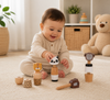 WoodyFriends – Motor Skills & Fun – Wooden Animal Stacking Toys