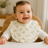 BabyBloom – Cute & Comfortable – Baby Bib with Ruffled Edg