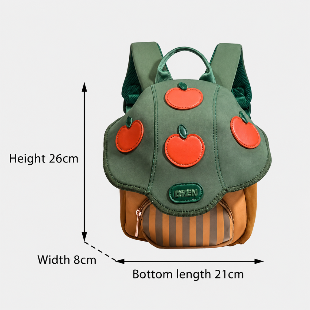 MushroomPack – Cute & Practical – Kids' Backpack Design