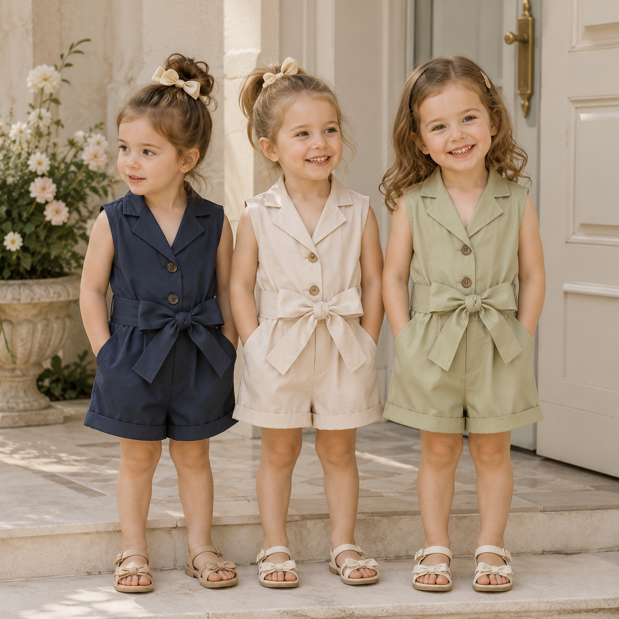 LittleLady – Elegant & Trends – Jumpsuit with Bow Waistband