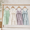 BloomGrace – Cute & Comfortable – Children's Dress with Bow & Adjustable Shoulder Straps