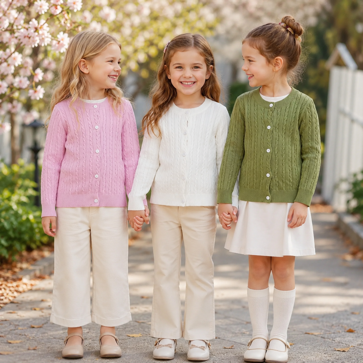 CozyBelle – Elegant & Warm – Knitted Cardigan with Buttons