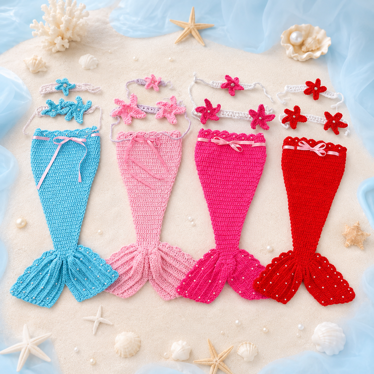 OceanPrincess – Enchanting & Comfortable – Baby Mermaid Set