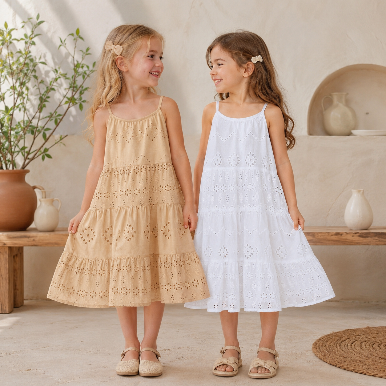 BohoBelle – Elegant & Comfortable – Dress with Embroidered Details