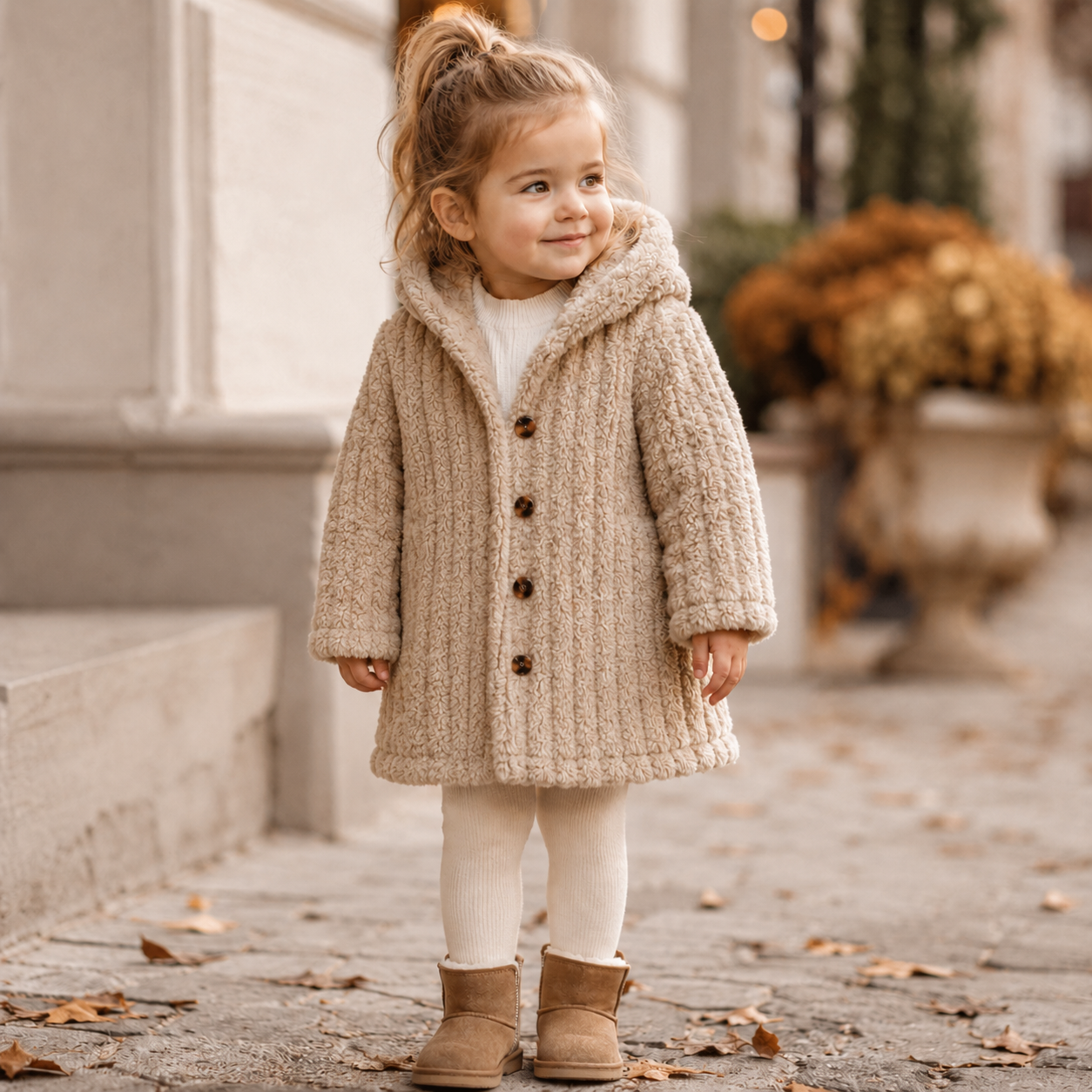 Mini Fashion™ - Soft Fleece Inner Lining for Girls - Winter Coat