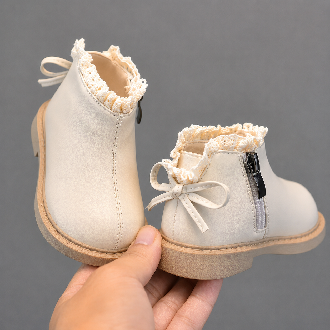 Mini Fashion™ - Warm & Classic - Leather Booties