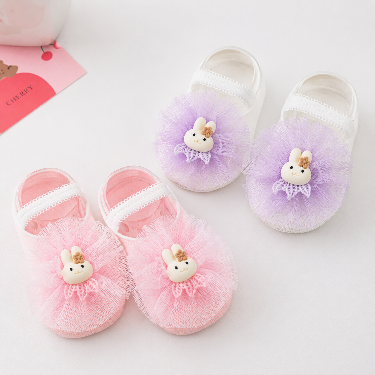 SweetFeet – Soft & Cute – Baby Socks with Flowers and Lace