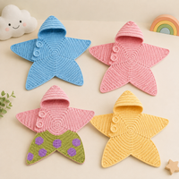 Thumbnail for CozyStar – Soft & Handmade – Knitted Baby Jumpsuit with Star-Shaped Design