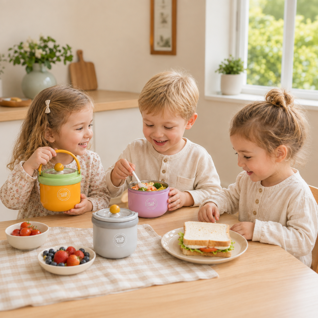 MealMate – Practical & Insulated – Stainless Steel Lunch Bowl with Spoon