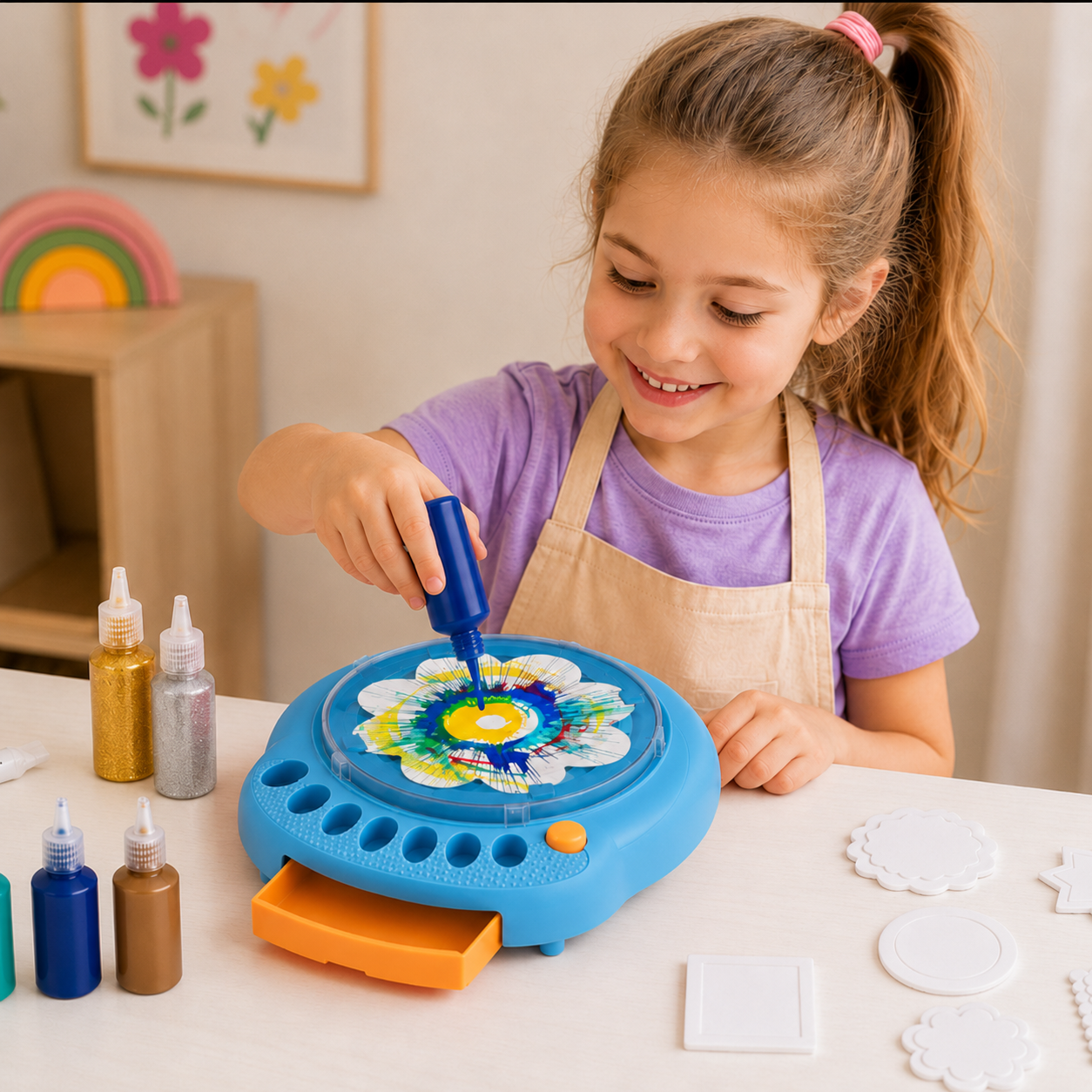 SpinArt – Creative & Educational – DIY Paint Spinning Top