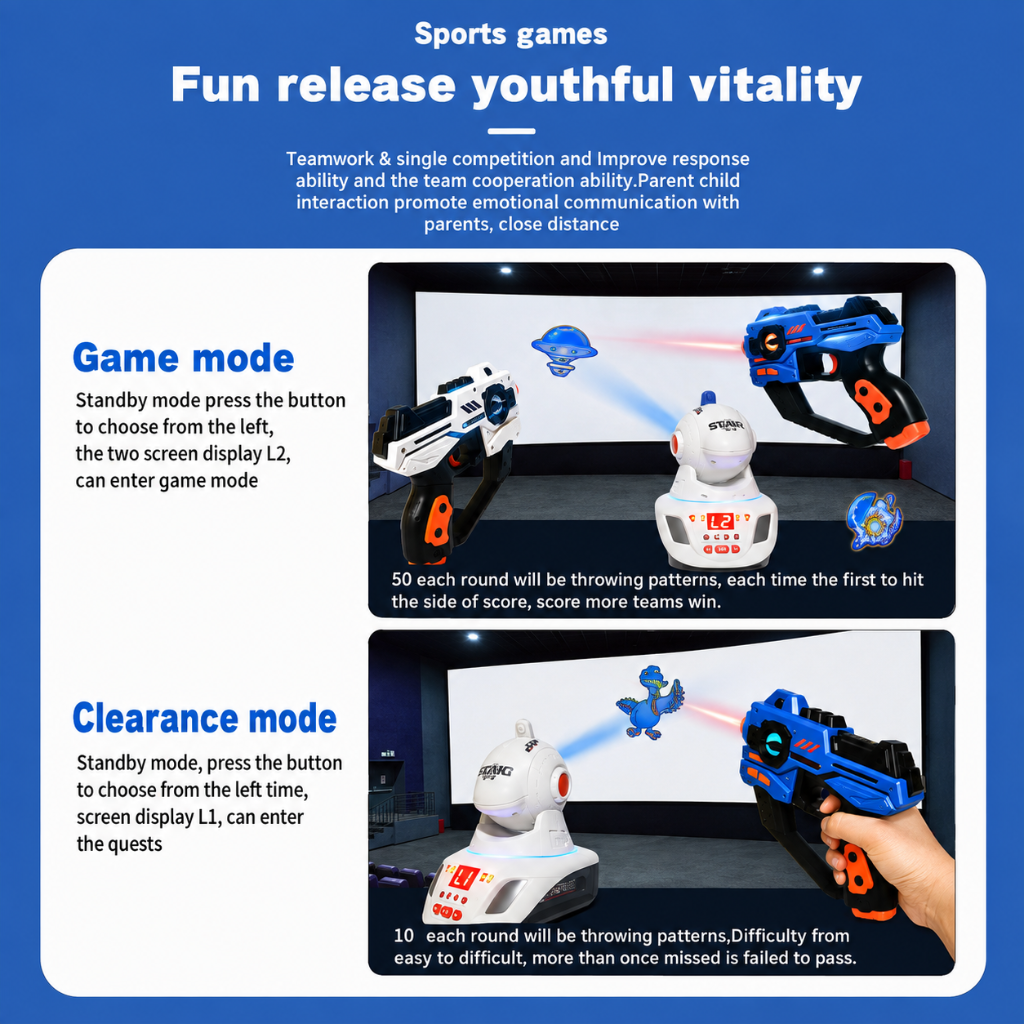 TargetPro – Competitive & Adventurous – Laser Tag Pistol Set