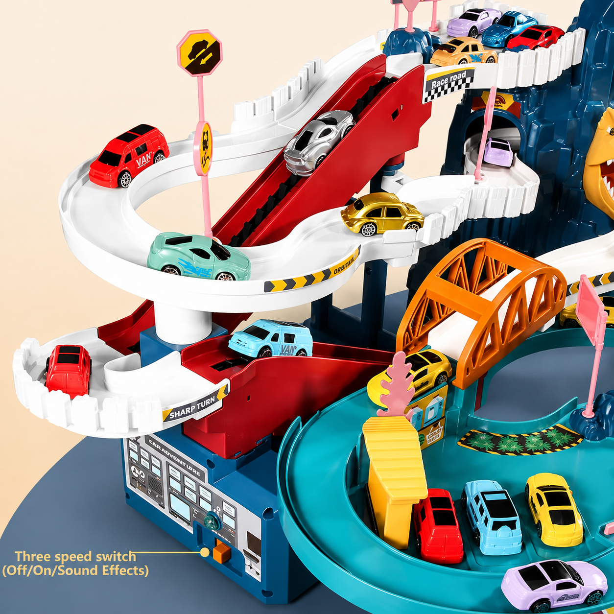 AutoWorld – Educational & Interactive – Electric Parking Garage Play Set