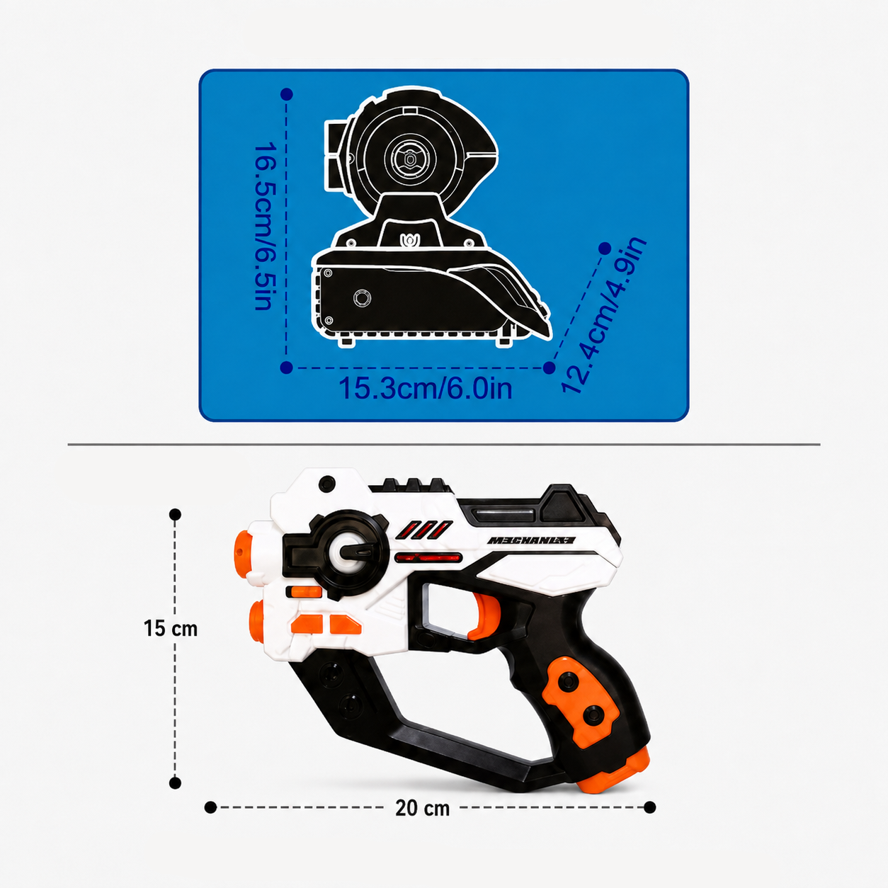 TargetPro – Competitive & Adventurous – Laser Tag Pistol Set