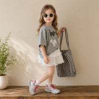 Thumbnail for CatFun – Casual & Playful – Cat Print Oversized T-shirt