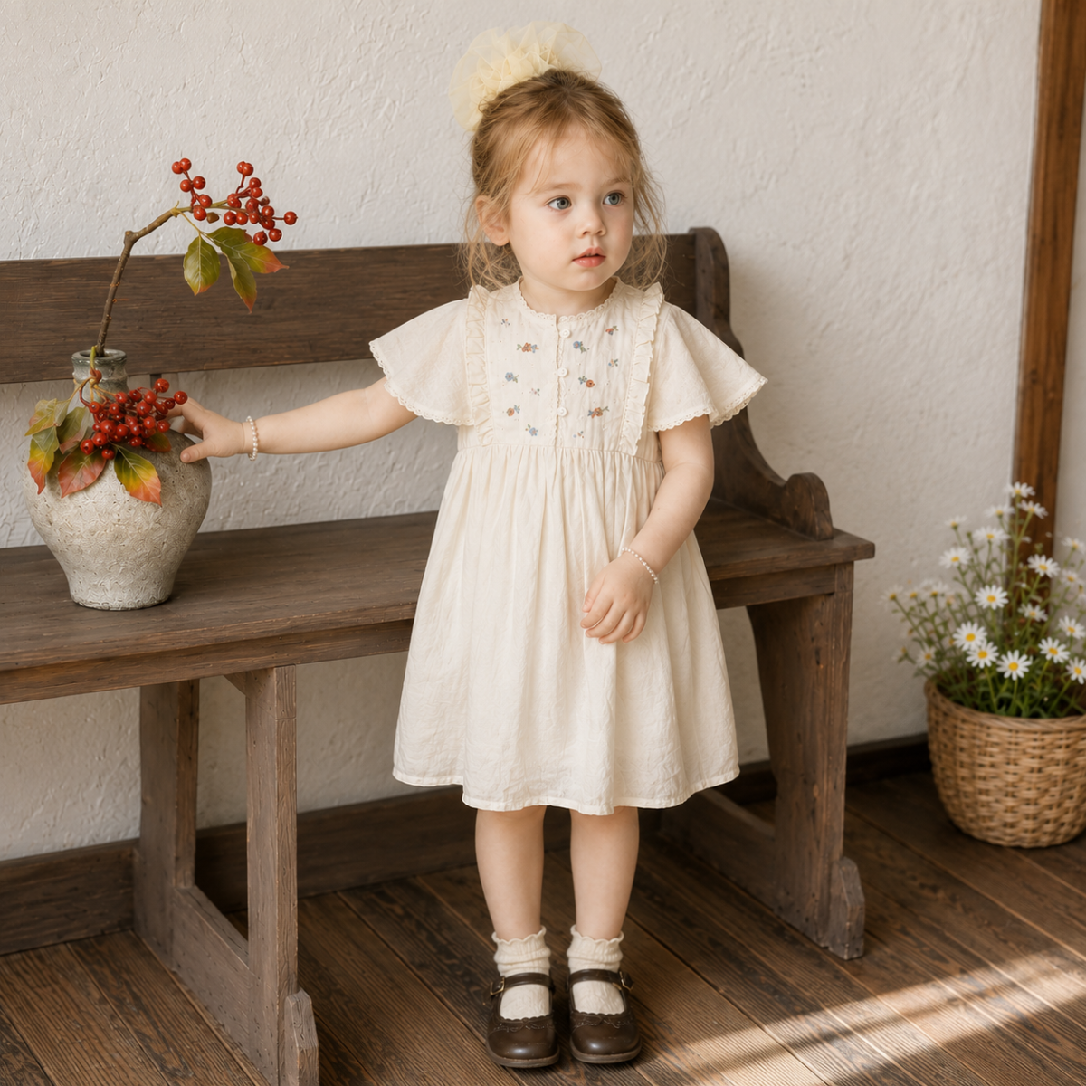 Sleeveless Dress – Elegant & comfortable – Lace Collar Dress