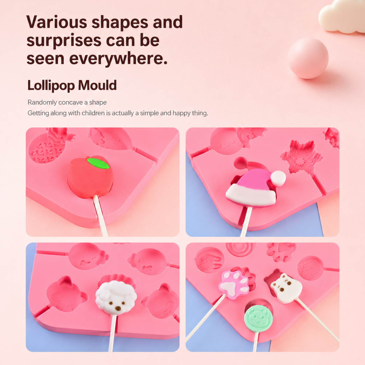 SweetPop – Healthy Treats – Silicone Lollipop Mold Set