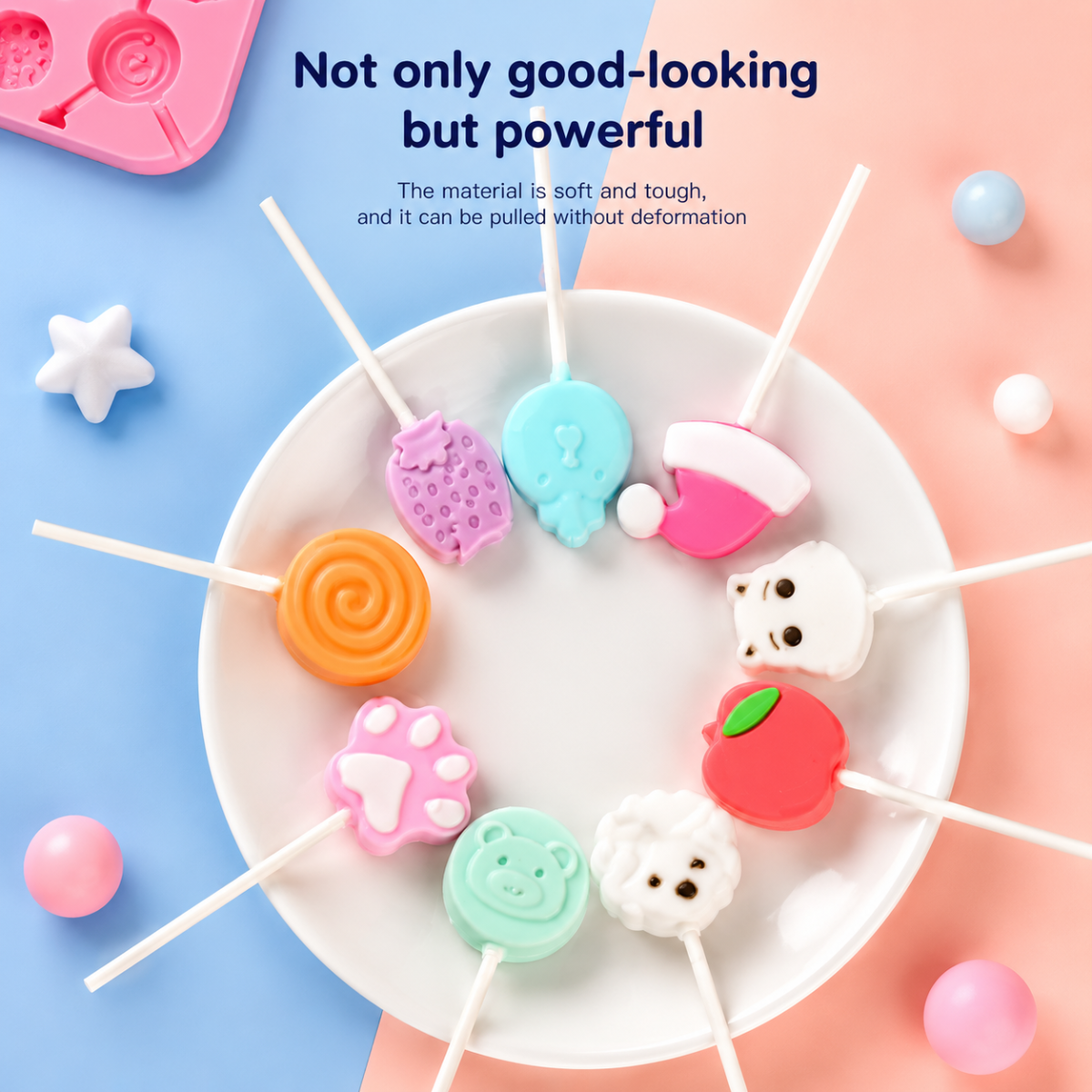 SweetPop – Healthy Treats – Silicone Lollipop Mold Set