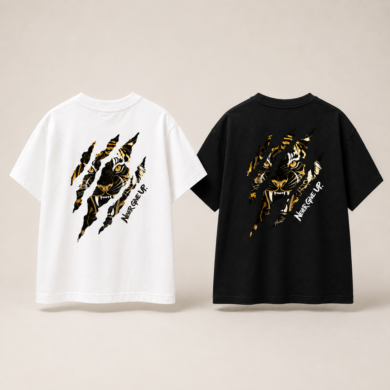 WildRoar – Fun & Casual – Kids' T-shirt with Tiger Print