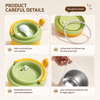 Thumbnail for MealMate – Practical & Insulated – Stainless Steel Lunch Bowl with Spoon