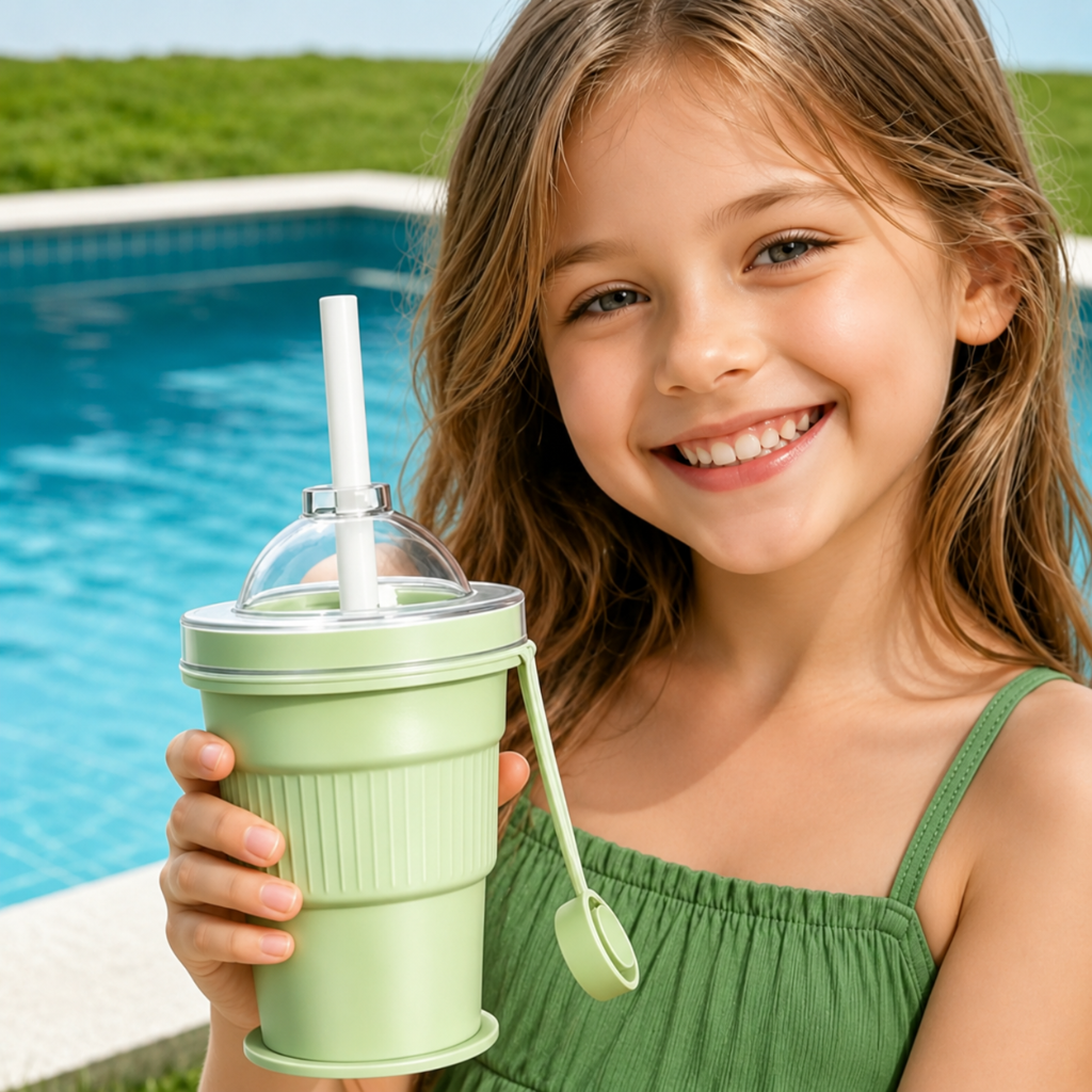 FlexiCup – Practical & Portable – Foldable Silicone Drinking Cup