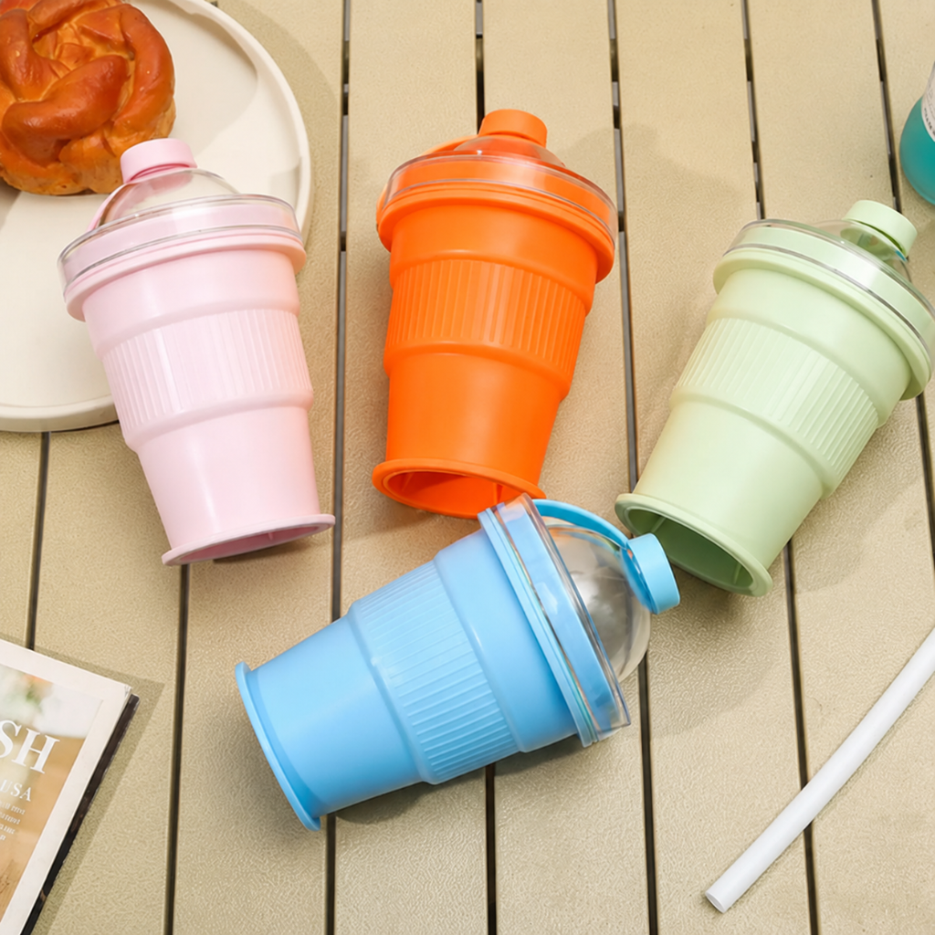 FlexiCup – Practical & Portable – Foldable Silicone Drinking Cup