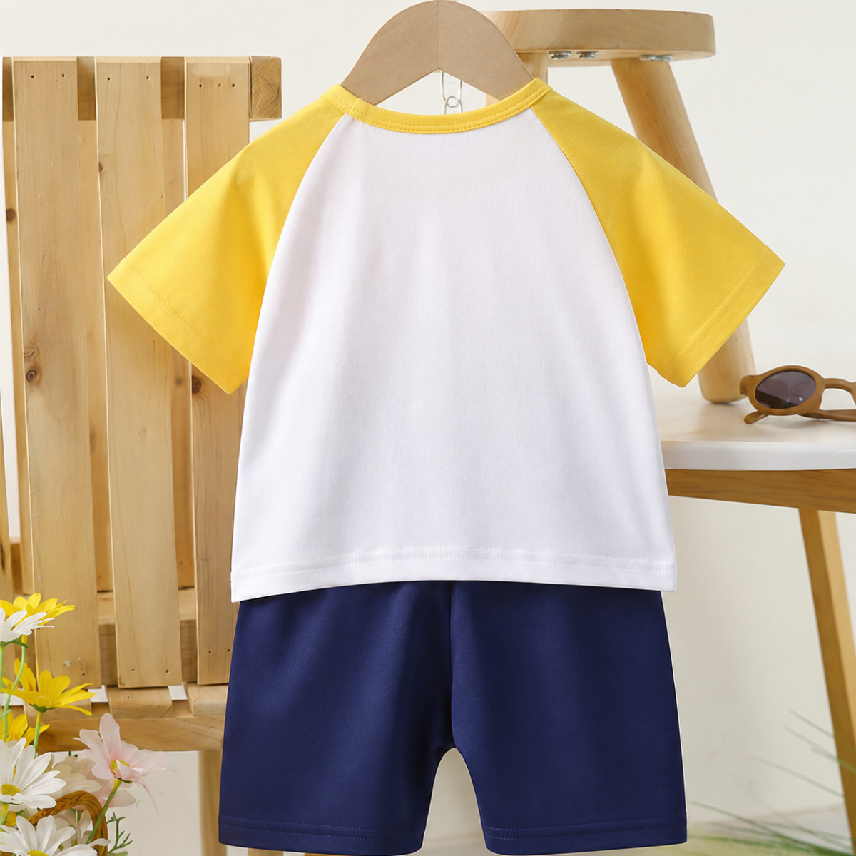 Mini Fashion™ - Løveprint - Sommersett for gutter