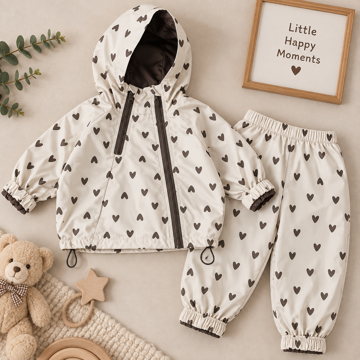 SoftBreeze – Windproof & Comfortable – Children's 2-Piece Jacket and Pants Set
