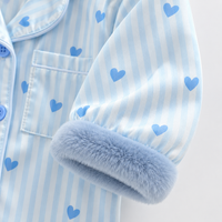 Thumbnail for TinyLove – Soft & Warm – Baby Jumpsuit with Heart Print and Plush Details