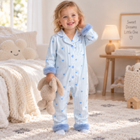 Thumbnail for TinyLove – Soft & Warm – Baby Jumpsuit with Heart Print and Plush Details