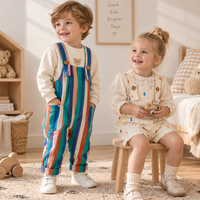 Thumbnail for TinyStyle – Playful & Comfortable – Children's Overalls with Print