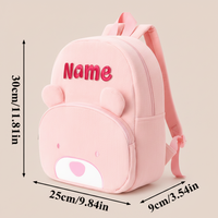 Thumbnail for MyLittleBag – Personal & Cute – Personalized Kids' Backpack with Name and Animal Print