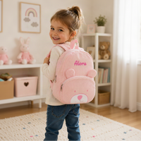 Thumbnail for MyLittleBag – Personal & Cute – Personalized Kids' Backpack with Name and Animal Print