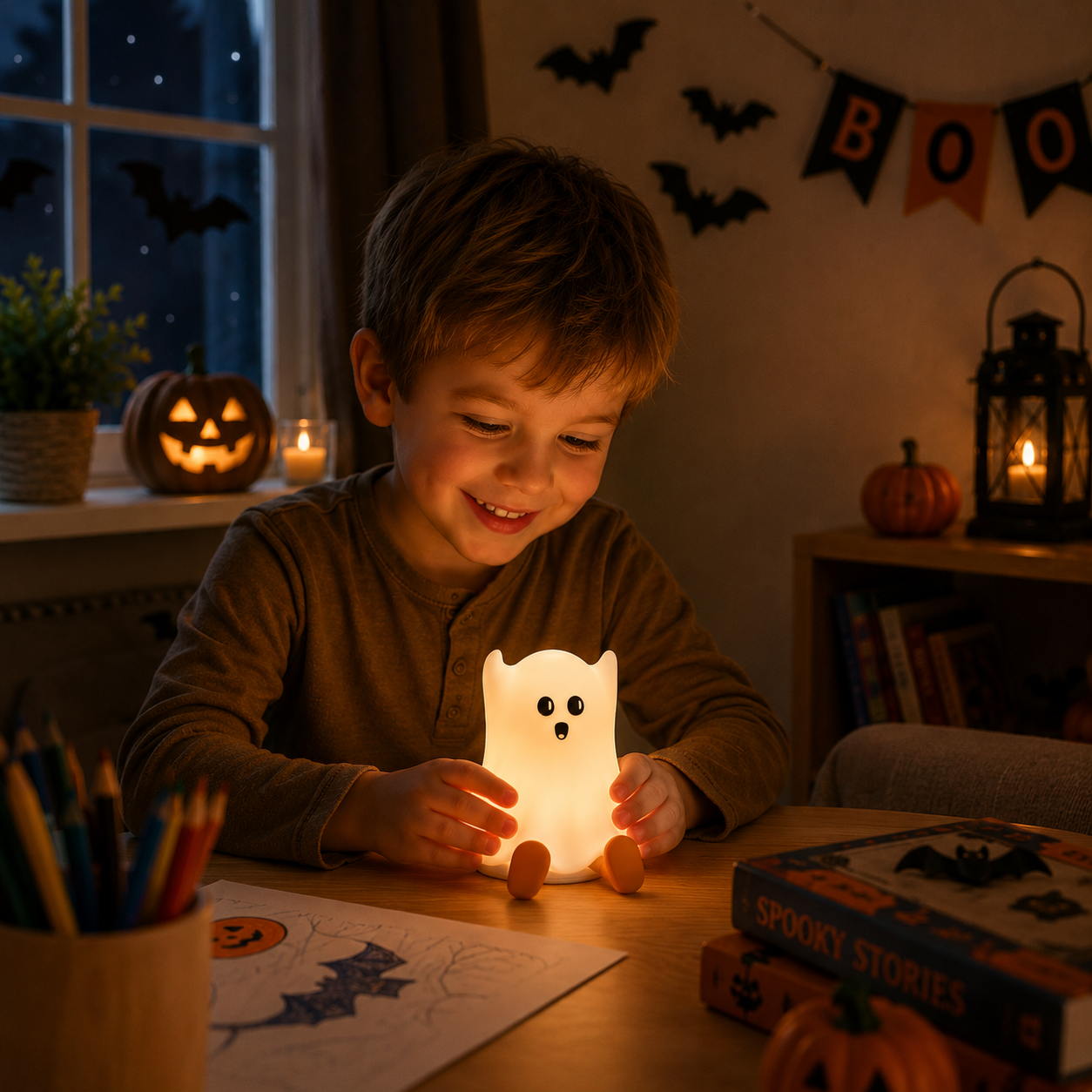 SpookyLamp – Cute & Charming – Halloween Night Light