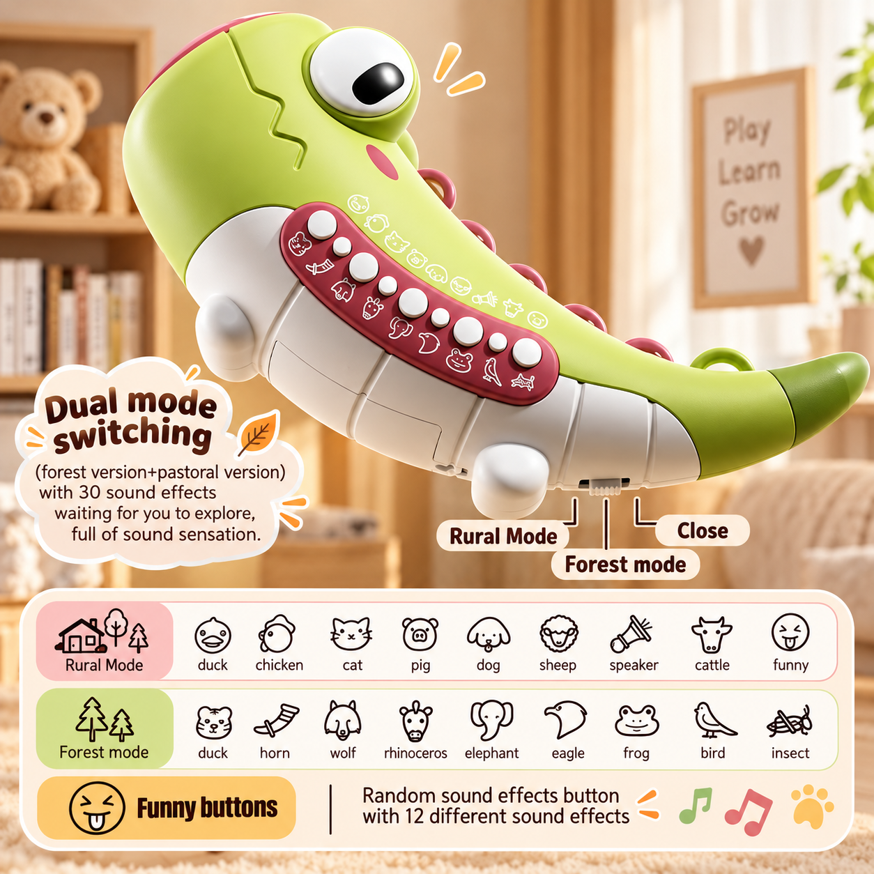 HappyHorn – Playful & Musical – Animal Sound Toys