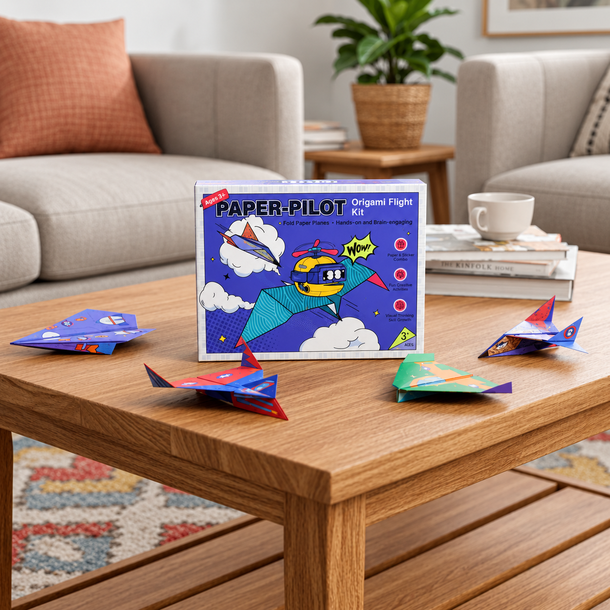 PaperFly – Creative & Educational – Origami Airplane Set