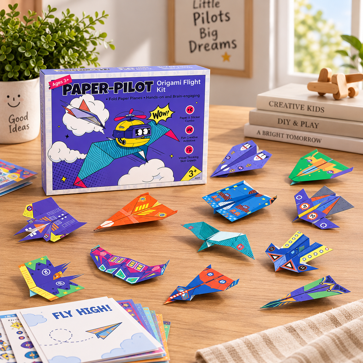 PaperFly – Creative & Educational – Origami Airplane Set