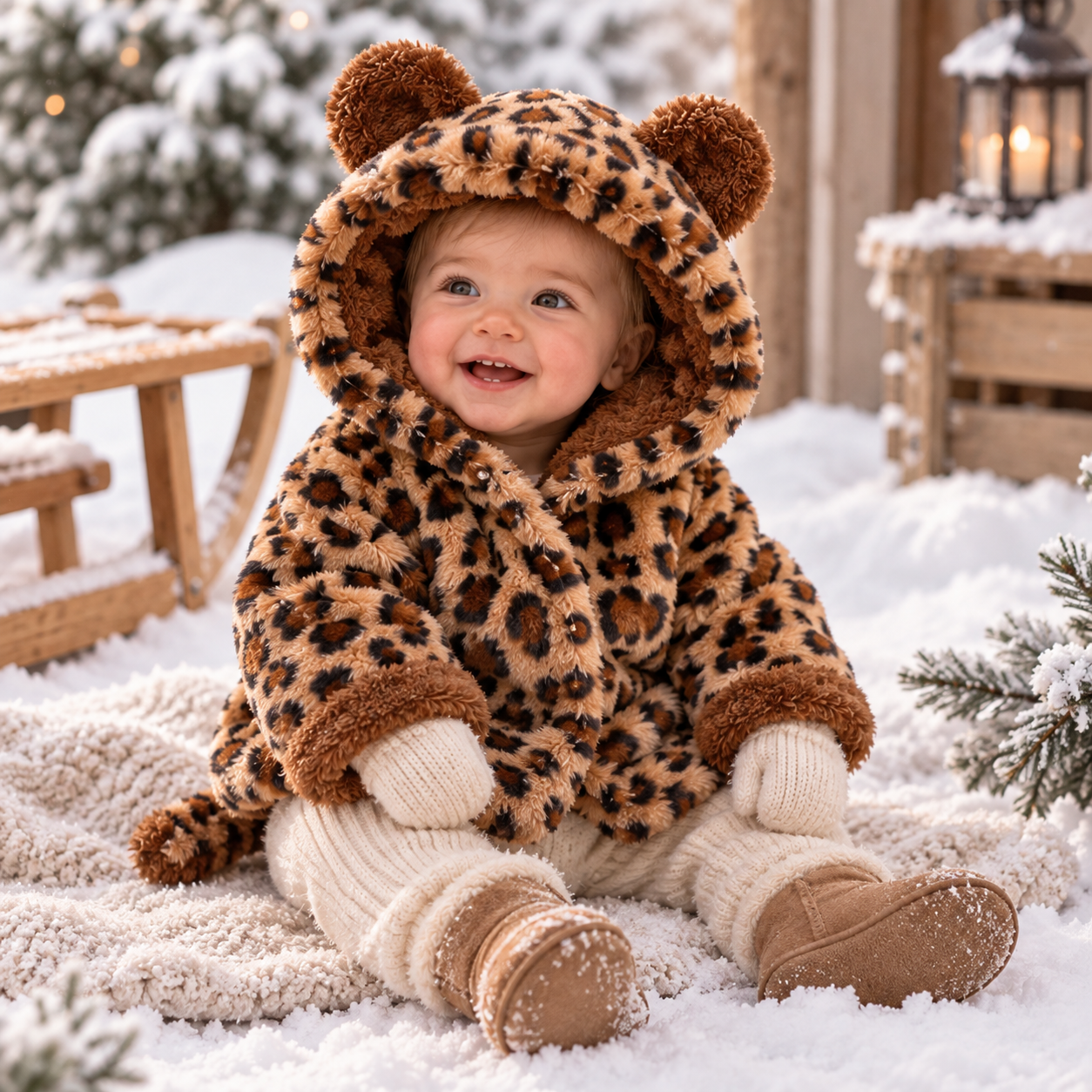 CozyPrincess – Warm & Soft – Plush Girls' Jacket with Hood