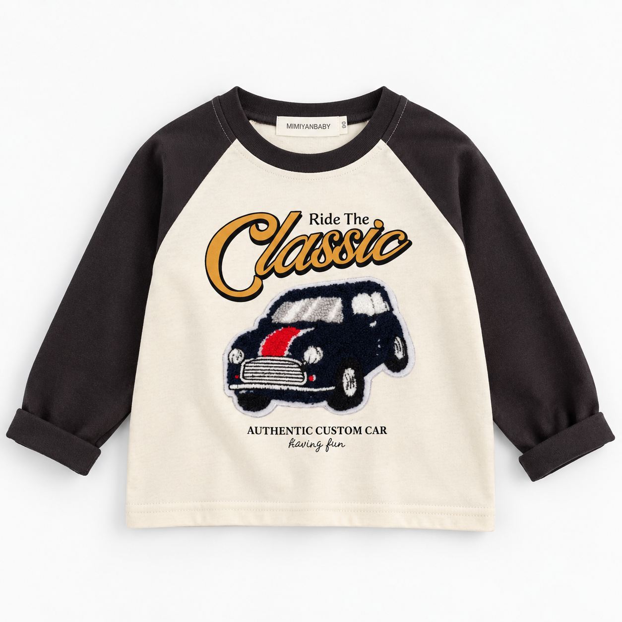 LittleRetro – Cool & Trendy – Kids' Long-Sleeve Shirt with Graphic Print
