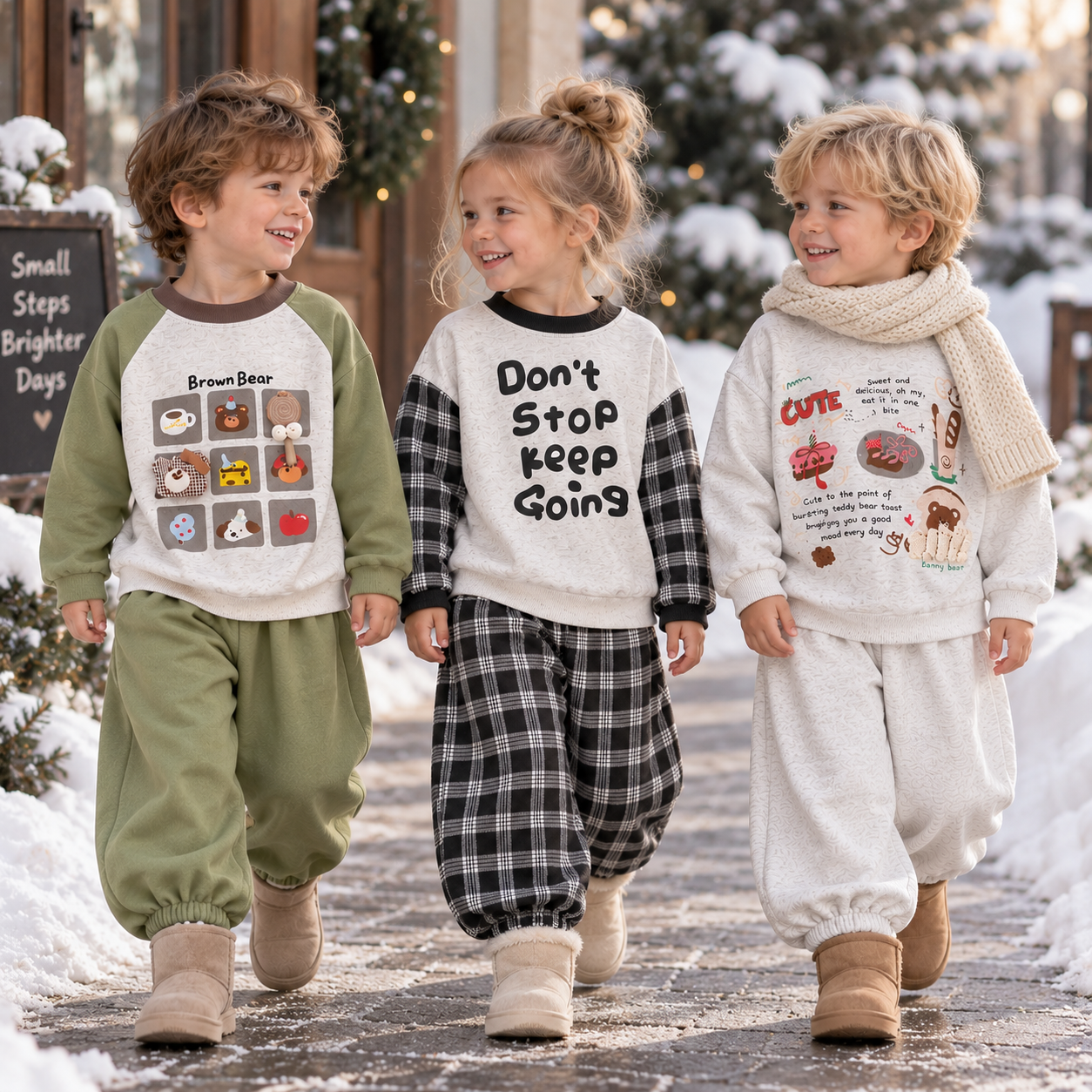 MiniBuddy – Soft & Practical – Children's Long-Sleeve Sweater Set