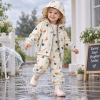 Thumbnail for TinyBreeze – Waterproof & Comfortable – Children's Raincoat and Rain Pants Set