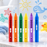 Thumbnail for DoodleBath – Colorful & Playful – 6-Piece Bath Chalk Set